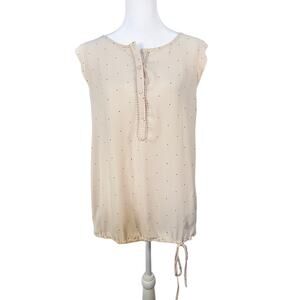 Soft‎ Pink Ann Taylor Loft Sleeveless Blouse Top Shirt Size Medium